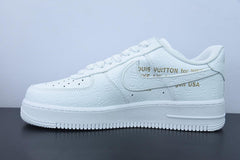 NIKE X OFF WHITE X LOUIS VUITTON - AIR FORCE 1 " WHITE "