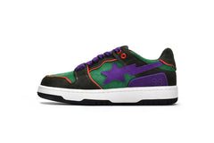 BAPE SK8 STA " DARK PURPLE GREEN "