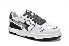 BAPE SK8 STA " WHITE SILVER "