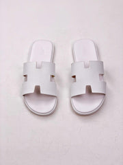 HERMES SLIPPERS *WHITE*