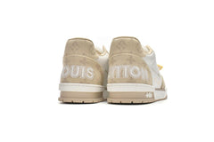 LOUIS VUITTON TRAINER " BEIGE CLOTH CLOVER "