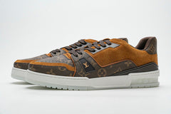 LOUIS VUITTON TRAINER " SUEDE MONOGRAM "