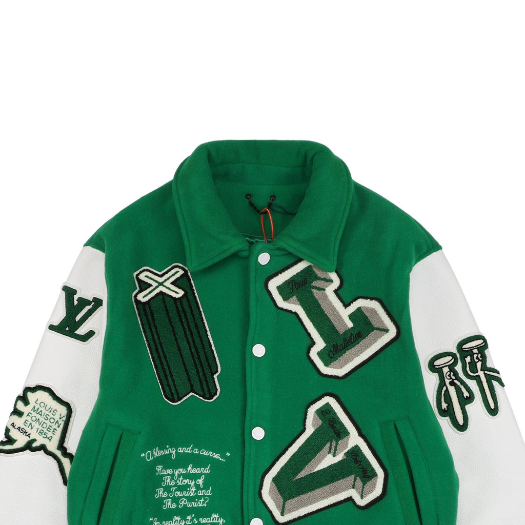 LOUIS VUITTON VARSITY JACKET 21FW *GREEN* – BLVCX