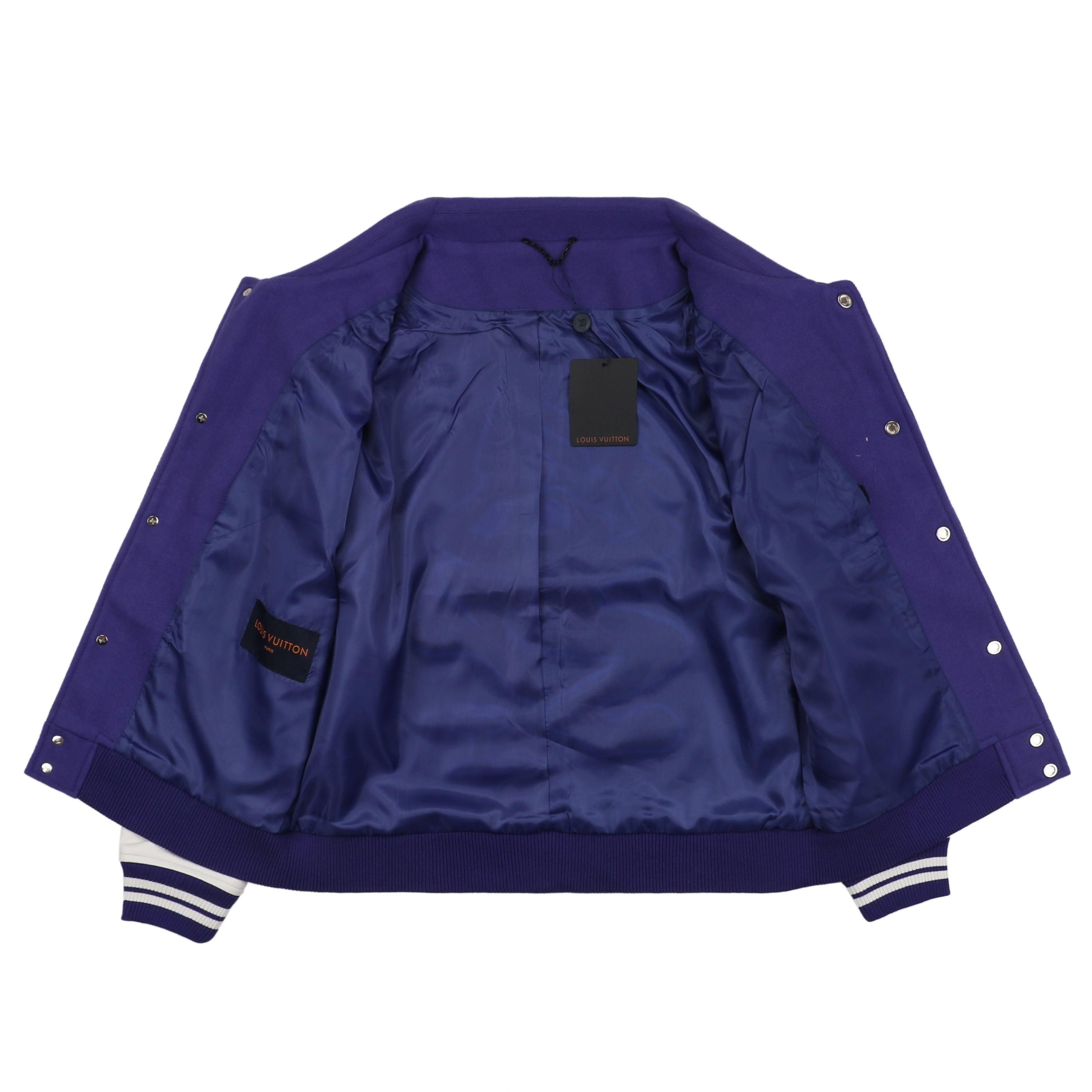 Louis Vuitton 2022 Patches Varsity Jacket - Purple Outerwear, Clothing -  LOU788919